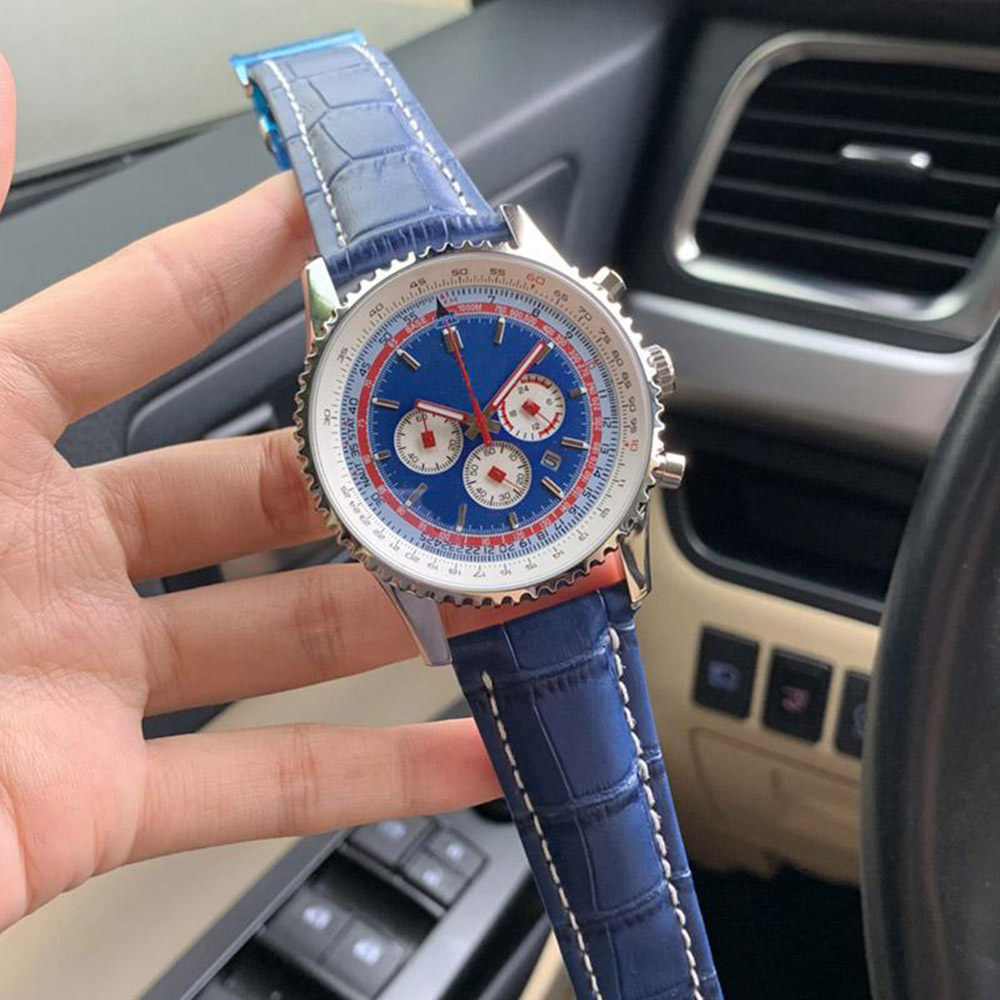 High Quality Mens Watch Quartz Watches 43mm Leather Business Strap Life Waterproof Classic Gift WristWatch For Men orologio di lusso Sports Style, Color 1
High Quality Mens Watch Quartz Watches 43mm Leather Business Strap Life Waterproof Classic Gift WristWatch For Men orologio di lusso Sports Style, Color 1