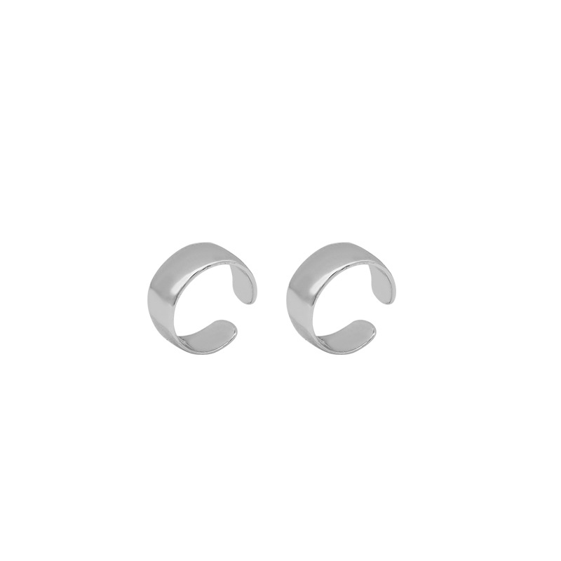 Clip-on & Screw Back 925 Sterling Silver Punk Fashion Light Luxury Glossy Ear Bone Clip Street Hip Hop Trend Jewelry Accessories Creative Gi 
Clip-on & Screw Back 925 Sterling Silver Punk Fashion Light Luxury Glossy Ear Bone Clip Street Hip Hop Trend Jewelry Accessories Creative Gi