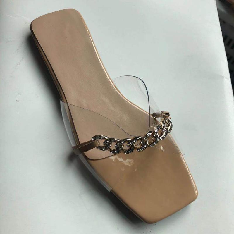 Slippers Clear Transparent Beach Metal Chain Flat Women Shoes Woman Slides 2022 Summer Slipper Flip Flops Plus Size, Black
Slippers Clear Transparent Beach Metal Chain Flat Women Shoes Woman Slides 2022 Summer Slipper Flip Flops Plus Size, Black