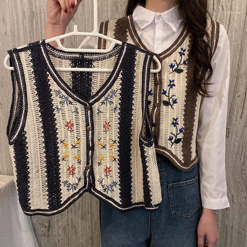 Women's Blouses & Shirts 2022 Spring Vintage Striped Floral Embroidery Lace Women Vest Shirt Loose Sleeveless V-Neck Crop Tops For, Black
Women's Blouses & Shirts 2022 Spring Vintage Striped Floral Embroidery Lace Women Vest Shirt Loose Sleeveless V-Neck Crop Tops For, Black