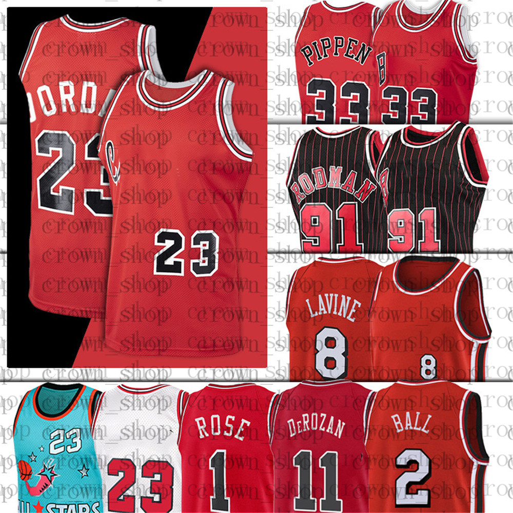 23 Michael Basketball Jerseys Chicago''Bulls''Men Dennis DeRozan Rodman Scottie Zach Pippen Ball LaVine DeMar Lonzo 1995 1996 Retro Red black Jersey
23 Michael Basketball Jerseys Chicago''Bulls''Men Dennis DeRozan Rodman Scottie Zach Pippen Ball LaVine DeMar Lonzo 1995 1996 Retro Red black Jersey