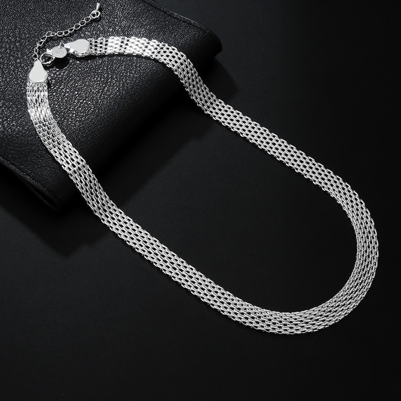 925 Sterling Silver 20 inch Braided Chain Necklace Mens Womens Necklace Fashion Jewelry 220813
925 Sterling Silver 20 inch Braided Chain Necklace Mens Womens Necklace Fashion Jewelry 220813