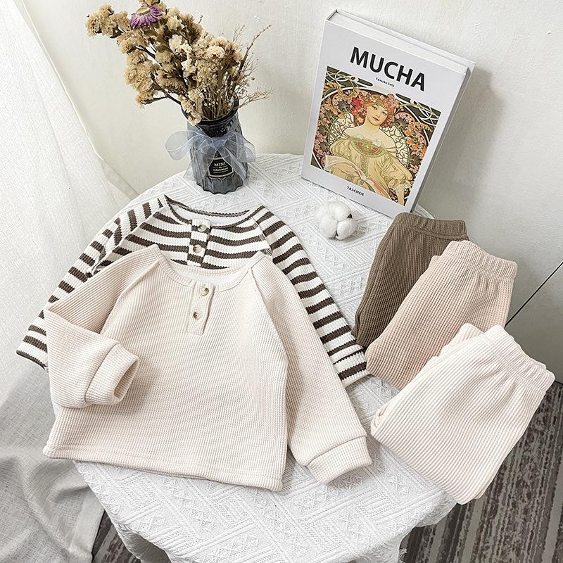 Clothing Sets Winter Baby Girls Cotton Clothes Born Cute Cartoon Bear Set 2022 Boys Fashion Waffle Long Sleeve Toddler Warm Casual PantsClot, White pants
Clothing Sets Winter Baby Girls Cotton Clothes Born Cute Cartoon Bear Set 2022 Boys Fashion Waffle Long Sleeve Toddler Warm Casual PantsClot, White pants