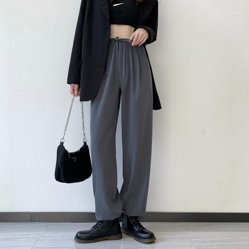 Women's Pants & Capris 2022 Autumn Solid Women Long Casual All Match Female Trousers Drawstring High Waist Straight Loose Soft Gentle Office, Photo color
Women's Pants & Capris 2022 Autumn Solid Women Long Casual All Match Female Trousers Drawstring High Waist Straight Loose Soft Gentle Office, Photo color