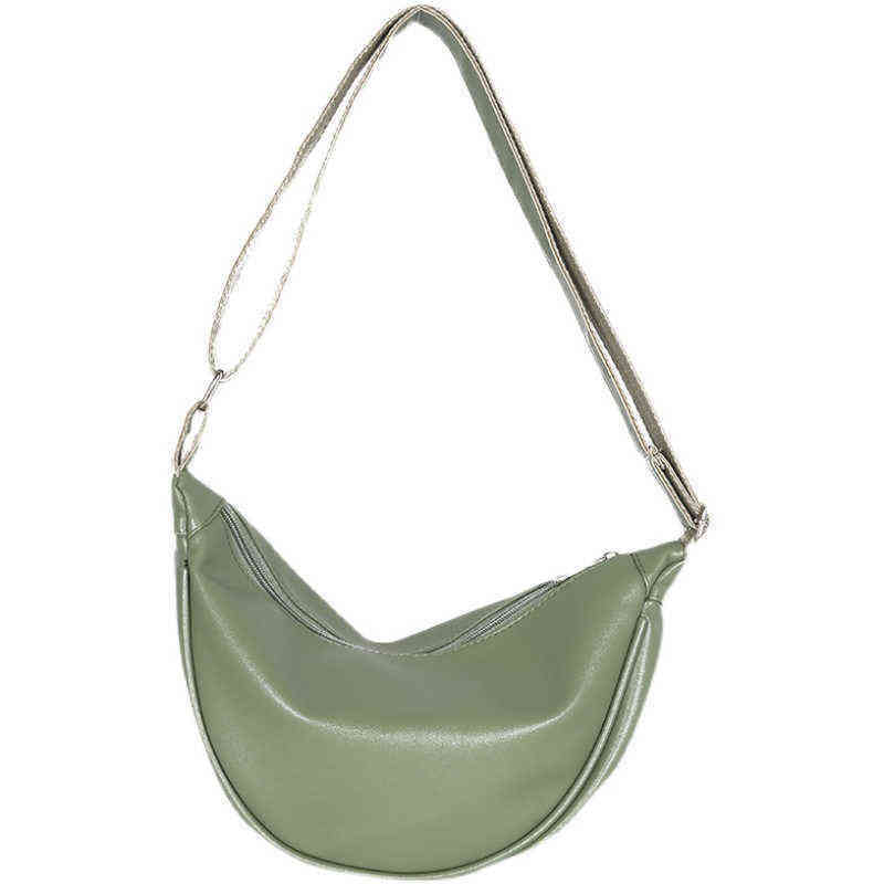 Evening Bags Handbags Woman New Brand Hobos Chest Bag Soft Pu Leather Personality Allmatch Crossbody Shoulder Bags 220414