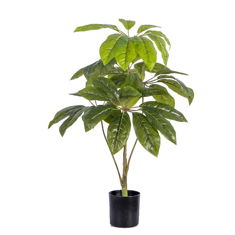 Decorative Flowers & Wreaths Artificial Tree High-quality False Aralia Leaf Plants With Pots Plastic Home Living Room Decoration, Green 
Decorative Flowers & Wreaths Artificial Tree High-quality False Aralia Leaf Plants With Pots Plastic Home Living Room Decoration, Green