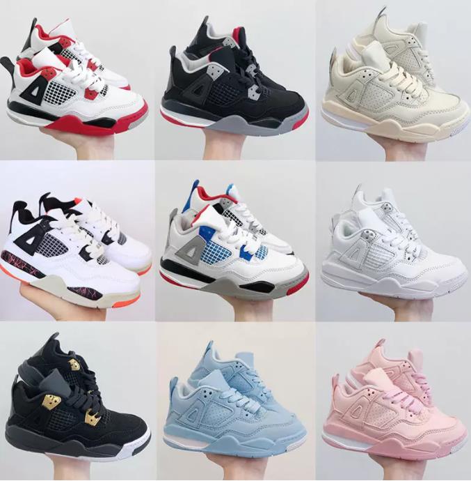 Kids 4 Basketball Shoes Black cat Toddler TD 4s Red Chicag Boys Girls BasketBall Pour Enfants Athletic Outdoor Sneakers size 28-35, C2
Kids 4 Basketball Shoes Black cat Toddler TD 4s Red Chicag Boys Girls BasketBall Pour Enfants Athletic Outdoor Sneakers size 28-35, C2