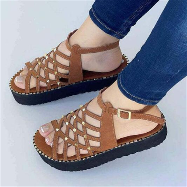2022 Summer Comfort Casual Sport Sandals Womens Beach Wedge Sandal Women Platform Roman Sandals Plus Size Women's Shoes, Brown
2022 Summer Comfort Casual Sport Sandals Womens Beach Wedge Sandal Women Platform Roman Sandals Plus Size Women's Shoes, Brown