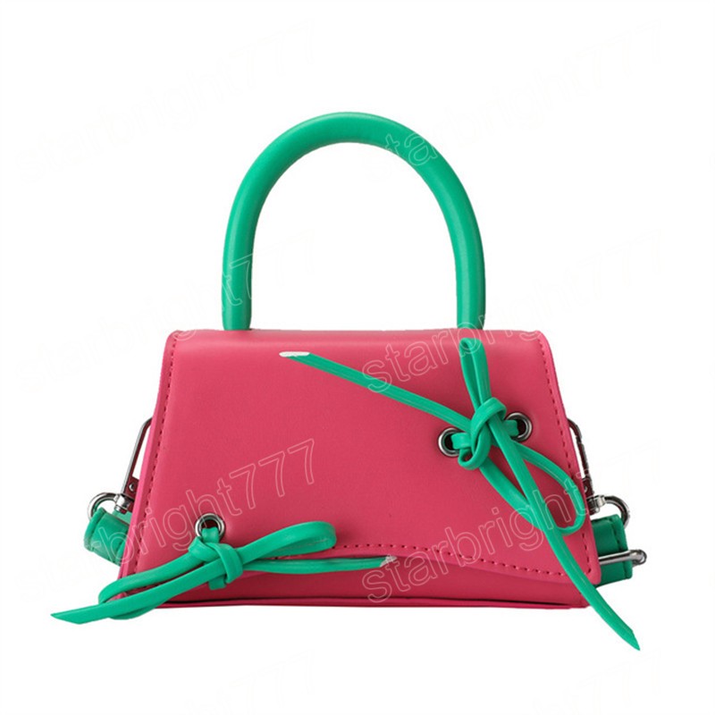 Lovely Children's Small Square Shoulder Bag PU Leather Baby Girls Messenger Bags Cute Bow Design Kids Mini Coin Purse Handbags