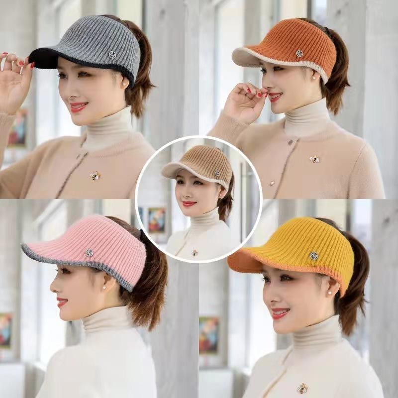 Visors Hats For Women Hat 2022 Empty Top Knitted Female Black Ladies Gorros Autumn Winter Korean Baseball CapsVisors, Brown
Visors Hats For Women Hat 2022 Empty Top Knitted Female Black Ladies Gorros Autumn Winter Korean Baseball CapsVisors, Brown