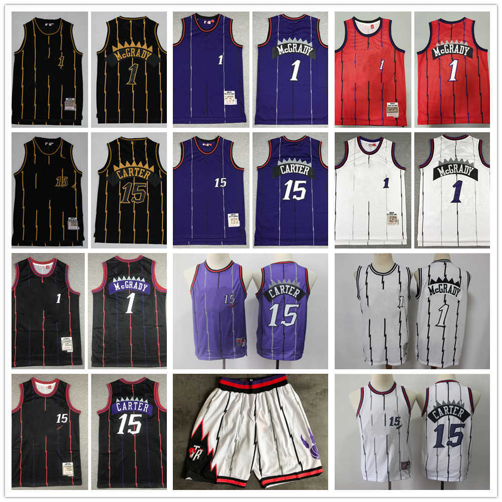 Retro Mitchel land Ness Basketball Jerseys 1 Tracy 15 Vince McGrady Carter Jersey shorts Purple Blue Black 1998-99 1999-2000, Picture
Retro Mitchel land Ness Basketball Jerseys 1 Tracy 15 Vince McGrady Carter Jersey shorts Purple Blue Black 1998-99 1999-2000, Picture