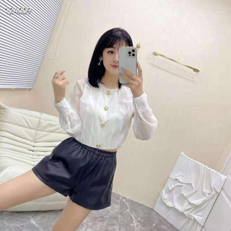 Women' Blouses & Shirts W0906 Fashion 2022 Runway Luxury European Design Party Style Clothing, Beige
Women' Blouses & Shirts W0906 Fashion 2022 Runway Luxury European Design Party Style Clothing, Beige
