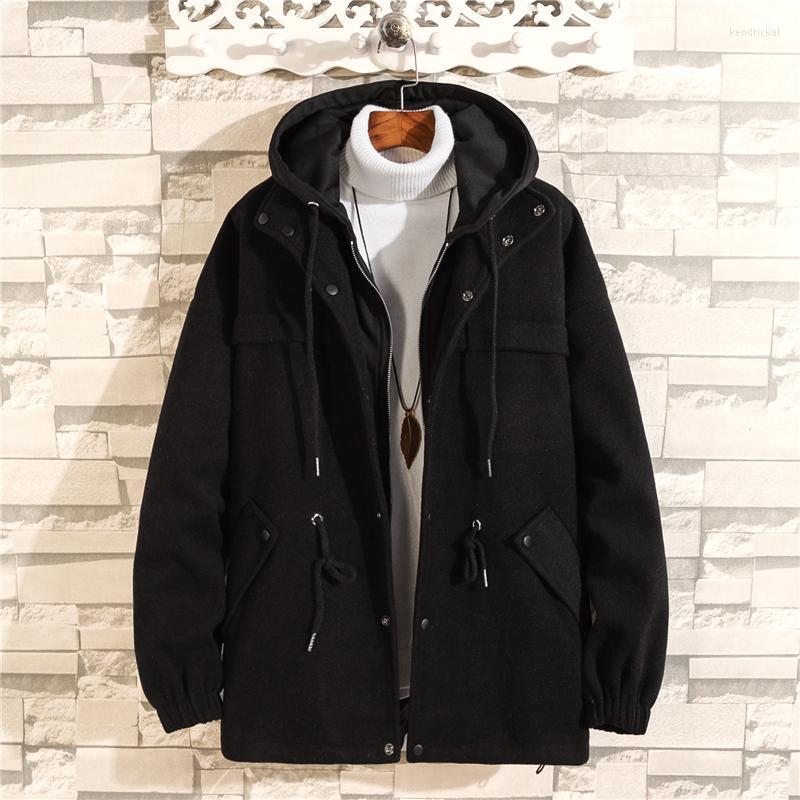 Men's Wool & Blends Mens Coats 2022 Autumn And Winter Vintage Black Khaki Jacket Japan Fashion With Hooded Clothes Kend22, N3126 1
Men's Wool & Blends Mens Coats 2022 Autumn And Winter Vintage Black Khaki Jacket Japan Fashion With Hooded Clothes Kend22, N3126 1