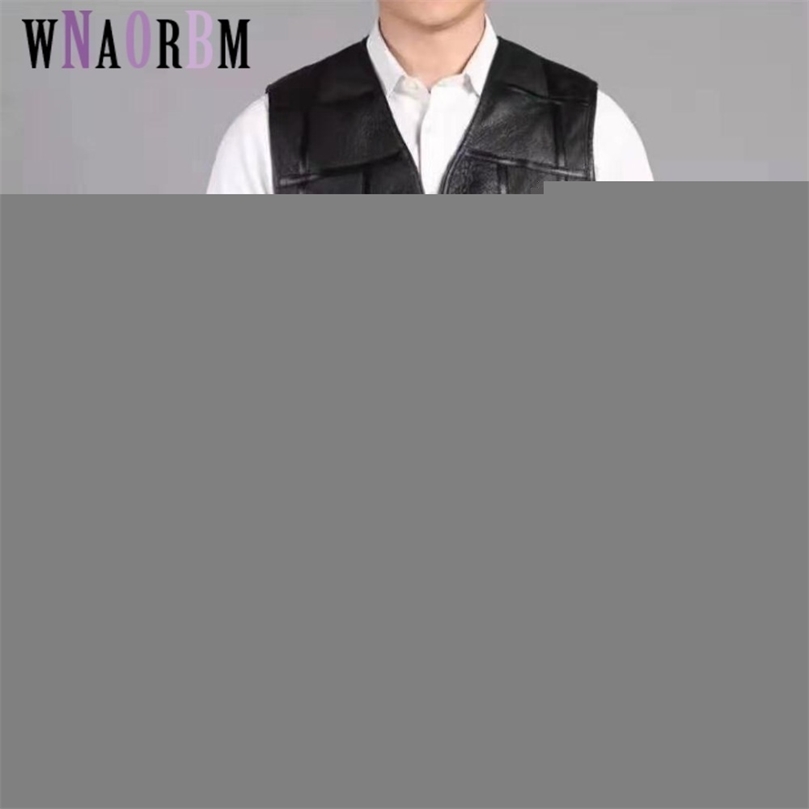 fashiontank top menreal sheepskin vestleather vestmen's suitleather jacketthickeninginch to be customized 201128, Beige
fashiontank top menreal sheepskin vestleather vestmen's suitleather jacketthickeninginch to be customized 201128, Beige