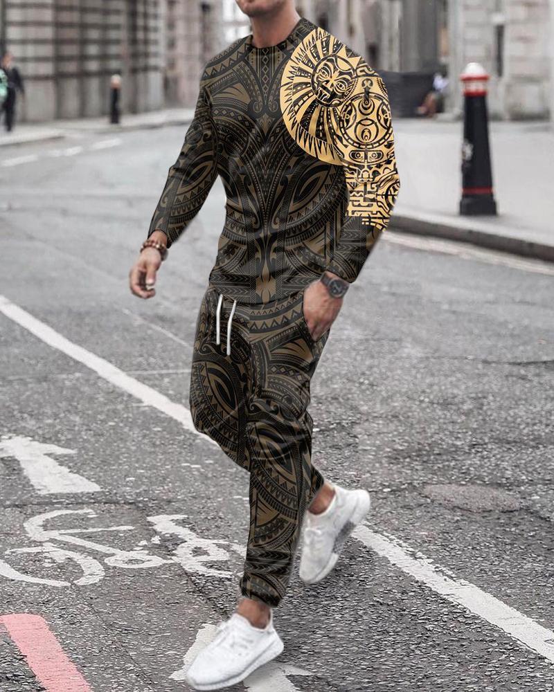 Men's Tracksuits Fall Men's Activewear Long Sleeve T-Shirt Sweatpants Set Streetwear Retro Sweatshirt Oversized 2-Piece SetMen's, Tc1012
Men's Tracksuits Fall Men's Activewear Long Sleeve T-Shirt Sweatpants Set Streetwear Retro Sweatshirt Oversized 2-Piece SetMen's, Tc1012