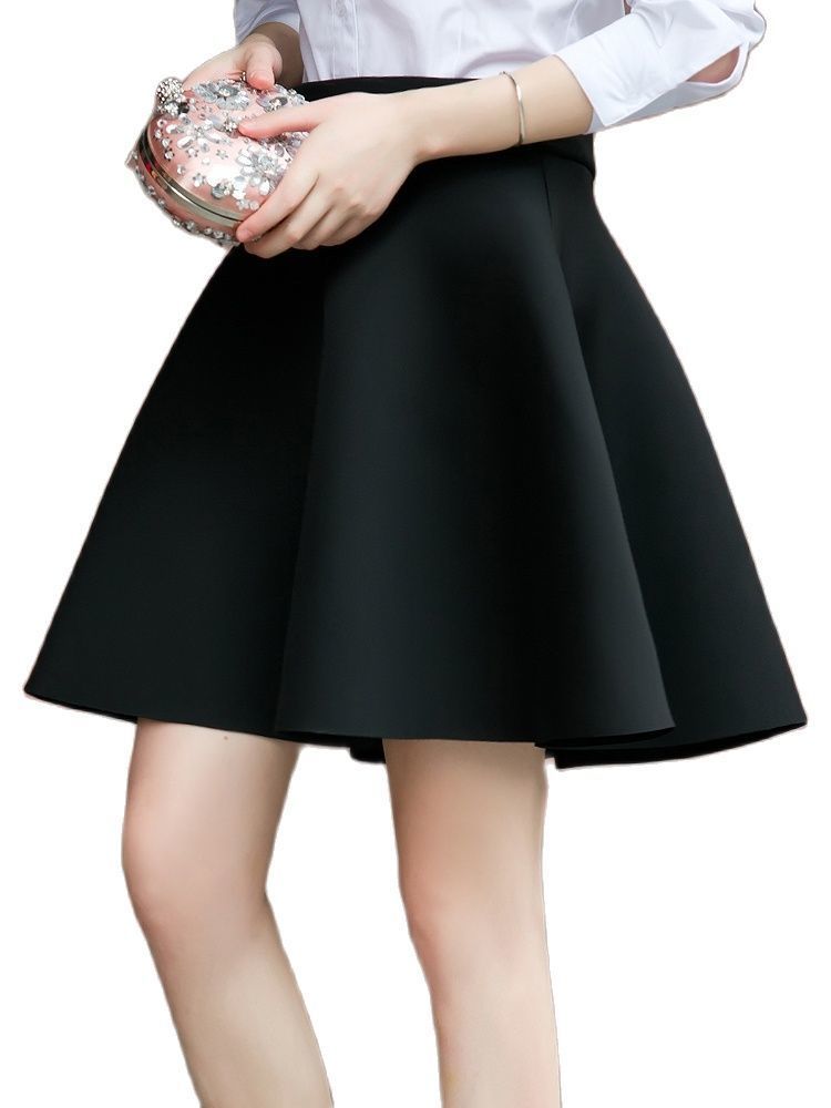 XS-5XL Plus Size Sexy Skirt Women Solid Thick Tutu s High Waist Flared Super Mini Skater Short 0804-30 220322