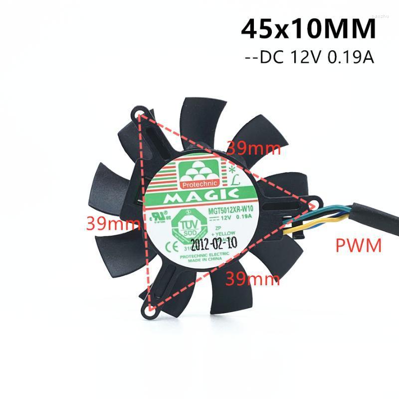 Fans & Coolings MGT5012XF-W10 High Quality Ultra Quiet 5010 Graphics Card Fan Blade 45MM Diameter 39mm Hole Pitch 12V 0.19A 4pin PWMFans
Fans & Coolings MGT5012XF-W10 High Quality Ultra Quiet 5010 Graphics Card Fan Blade 45MM Diameter 39mm Hole Pitch 12V 0.19A 4pin PWMFans