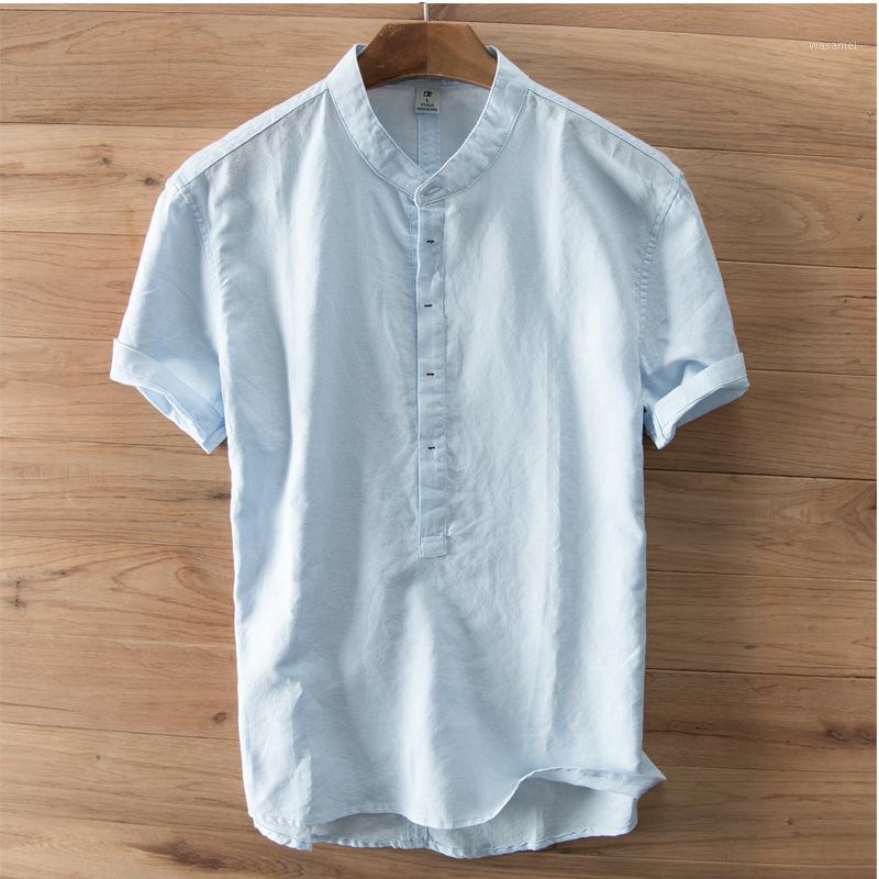 Shirt With Men's Bottons Short Sleeve Summer Casual Shirts Men White Blue Navy Gray Linen Cotton For Arrival
Shirt With Men's Bottons Short Sleeve Summer Casual Shirts Men White Blue Navy Gray Linen Cotton For Arrival