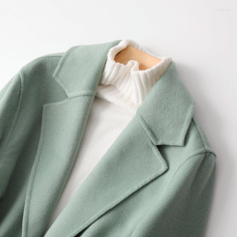 Women' Wool & Blends Green Coat Female Jacket Korean Spring Autumn Elegant Ladies Coats Overcoat Women Clothes 2022 Manteau Femme 0788 KJ40
Women' Wool & Blends Green Coat Female Jacket Korean Spring Autumn Elegant Ladies Coats Overcoat Women Clothes 2022 Manteau Femme 0788 KJ40