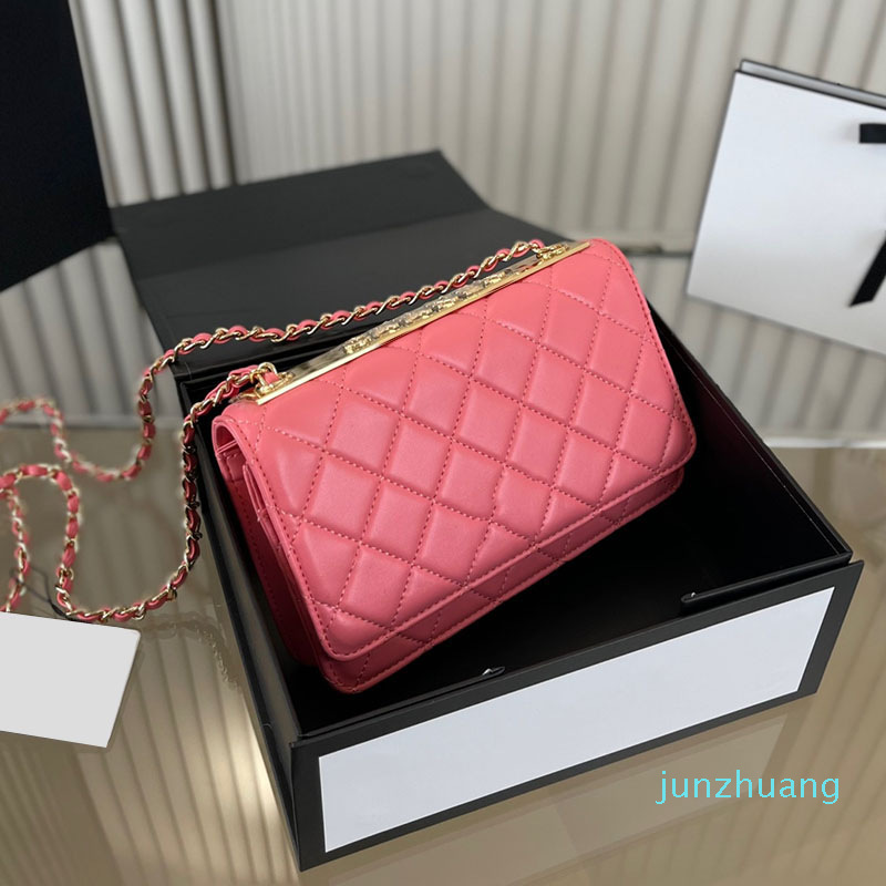 2022 Classic Mini Flap Trendy Wallet On Chain Bags Lambskin Letter Reliefs Gold Metal Hardware Matelase Chain Card Holder Designer Purse Handbags 19X12CM, Blue
2022 Classic Mini Flap Trendy Wallet On Chain Bags Lambskin Letter Reliefs Gold Metal Hardware Matelase Chain Card Holder Designer Purse Handbags 19X12CM, Blue