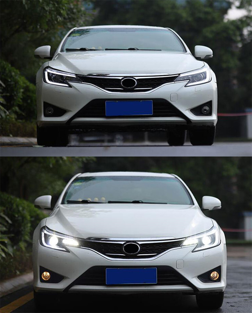Car Head Light Assembly For REIZ Mark X 2013-Now Toyota LED Front Headlights Replacement DRL Daytime Driving light