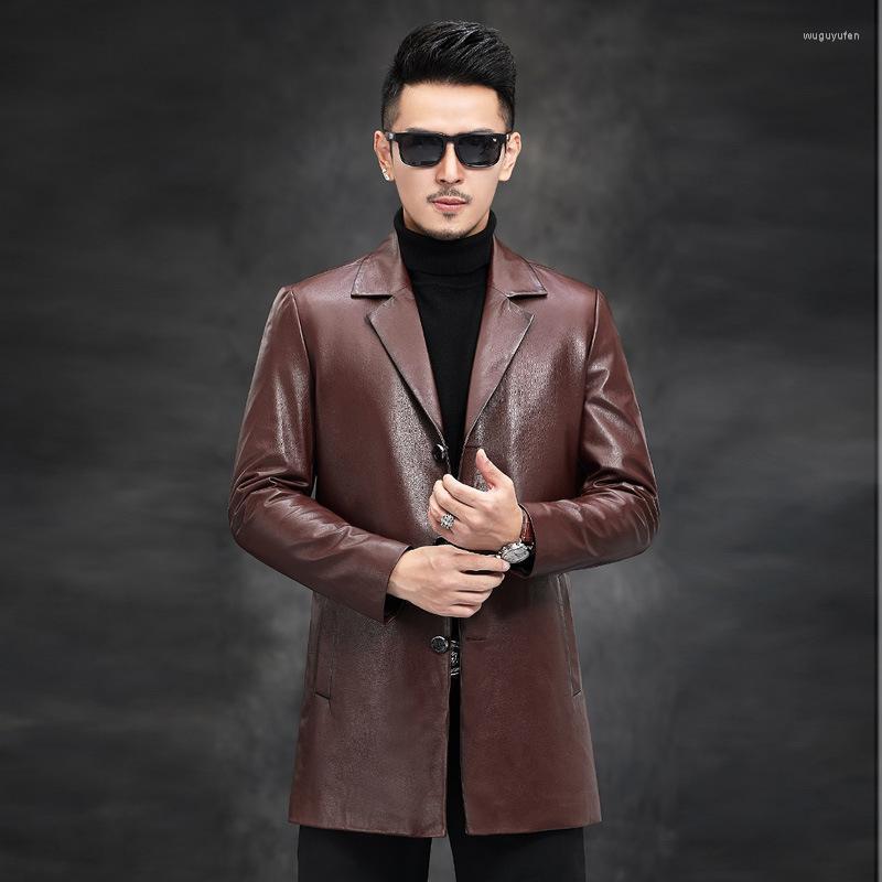 Men's Leather & Faux Spring Autumn Blazer Jackets Blouson Genuine Jacket Coat For Men, Black
Men's Leather & Faux Spring Autumn Blazer Jackets Blouson Genuine Jacket Coat For Men, Black