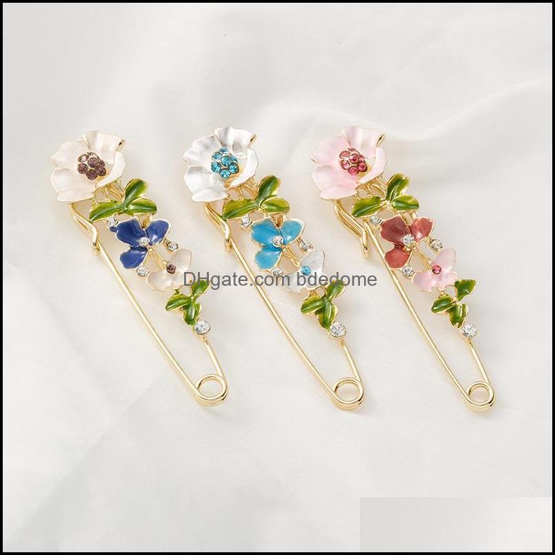 Stud Earrings Jewelry Elegant 3 Colors Rhinestone Flower Enamel Brooch Pins For Women Cardigan Scarf Dress Clothes Lapel Pin A Dhj3V
Stud Earrings Jewelry Elegant 3 Colors Rhinestone Flower Enamel Brooch Pins For Women Cardigan Scarf Dress Clothes Lapel Pin A Dhj3V