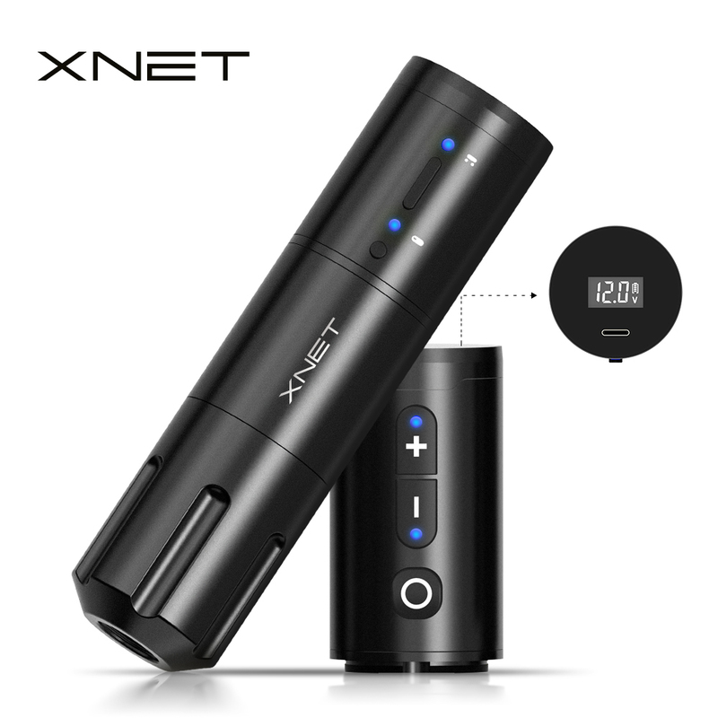 XNET Elite Wireless Tattoo Pen Machine Powerful Coreless DC Motor Fast Charging 2400mAh Lithium Battery for Artist Body 220418
XNET Elite Wireless Tattoo Pen Machine Powerful Coreless DC Motor Fast Charging 2400mAh Lithium Battery for Artist Body 220418