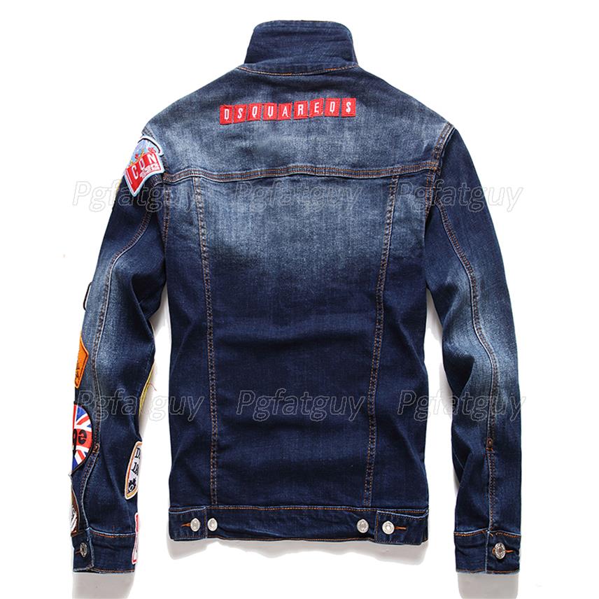 Men Embroidered Badge Denim Jacket Streetwear Hip Hop Men's Motorcyle Jean Jackets Male Fashion Slim Outerwear Chaqueta Hombr187r, 2026
Men Embroidered Badge Denim Jacket Streetwear Hip Hop Men's Motorcyle Jean Jackets Male Fashion Slim Outerwear Chaqueta Hombr187r, 2026