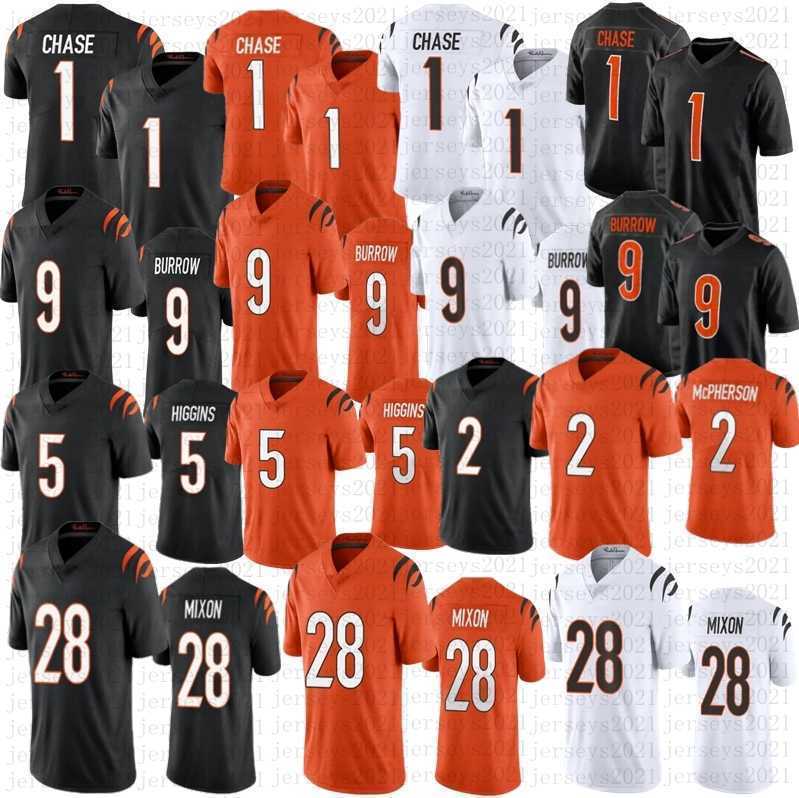 Mens Football 1 Ja'Marr Chase 2 Evan McPherson 9 Joe Burrow 28 Mixon 5 Tee Higgins stitched jersey, As
Mens Football 1 Ja'Marr Chase 2 Evan McPherson 9 Joe Burrow 28 Mixon 5 Tee Higgins stitched jersey, As