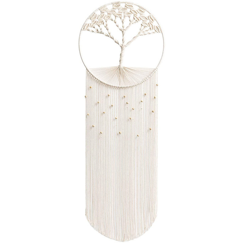 Boho Dream Catcher Macrame Big Size Dreamcatcher Nordic Style Home Decor Kids Room Wall Decoration Tree of Life Wall Hanging 220407