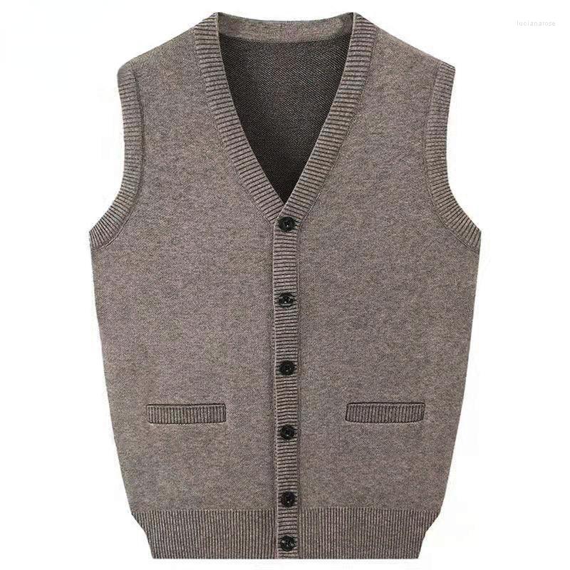 Men's Vests Autum Fashion Brand Knit Sweater Vest Cardigan Mens V Neck Korean High Quality Woolen Casual Winter Clothes C83Men's Luci22, Qianhui1
Men's Vests Autum Fashion Brand Knit Sweater Vest Cardigan Mens V Neck Korean High Quality Woolen Casual Winter Clothes C83Men's Luci22, Qianhui1