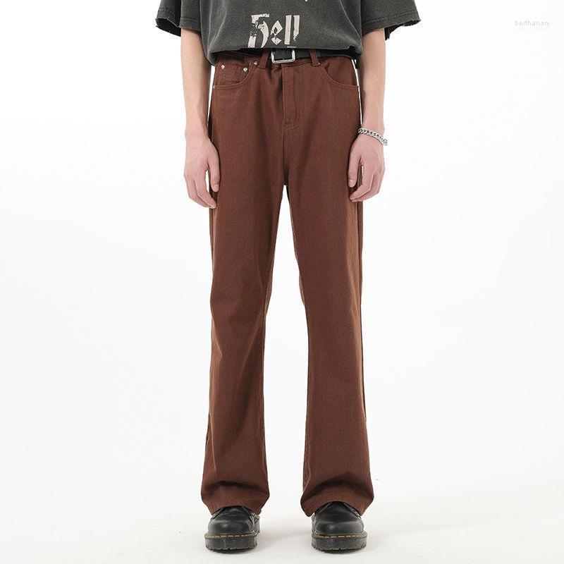 Men's Jeans Coffee/Black Men Slim Fashion Casual Straight Mens Streetwear Korean Loose Denim Pants Bell-bottom TrousersMen's Bert22
Men's Jeans Coffee/Black Men Slim Fashion Casual Straight Mens Streetwear Korean Loose Denim Pants Bell-bottom TrousersMen's Bert22