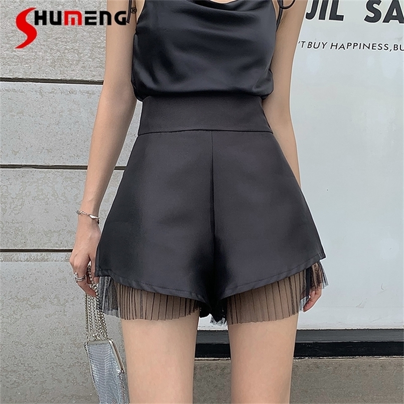 Elegant Black High Waisted Wide Leg Shorts for Women Summer Loose Baggy Thin Casual Short Pants Snack Shorts for Women 220419
Elegant Black High Waisted Wide Leg Shorts for Women Summer Loose Baggy Thin Casual Short Pants Snack Shorts for Women 220419