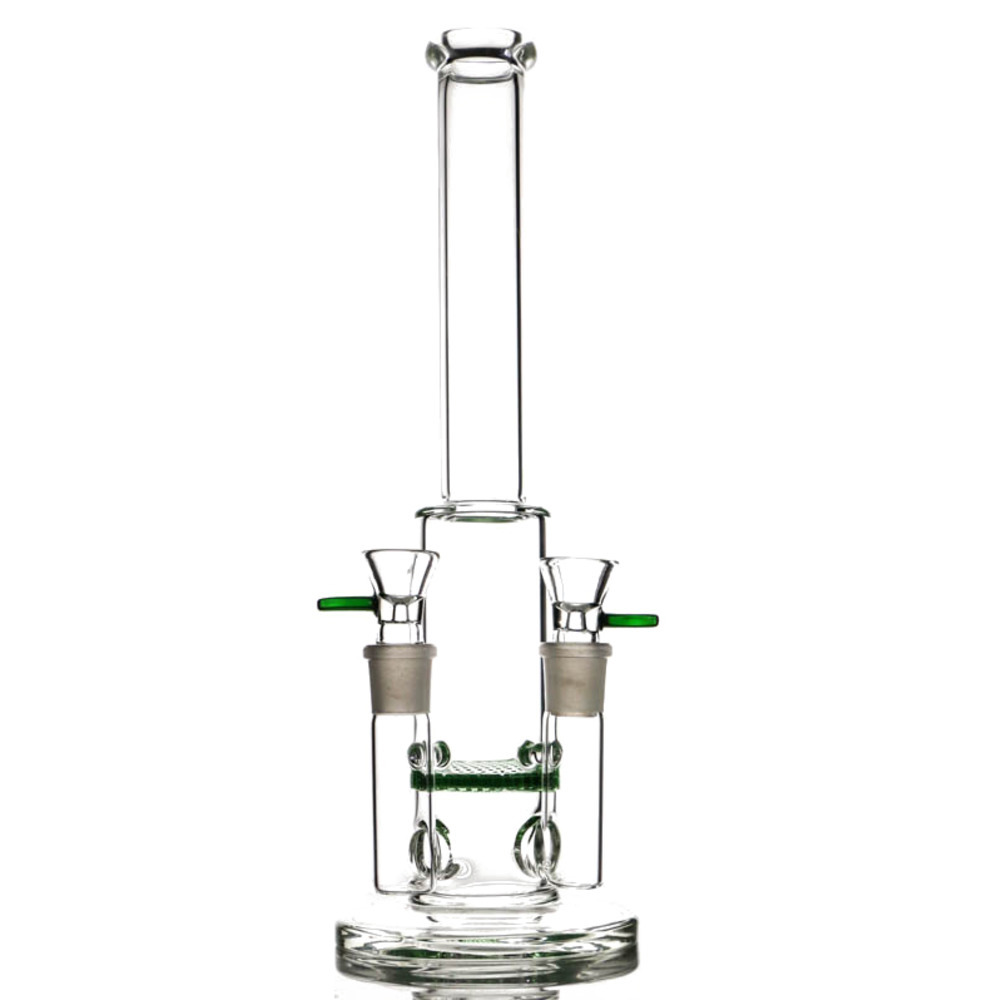 Twin joints glass bong Hookahs water pipe honeycomb percolator bongs bubbler double 14mm joint dil rigs smoking pipes
Twin joints glass bong Hookahs water pipe honeycomb percolator bongs bubbler double 14mm joint dil rigs smoking pipes