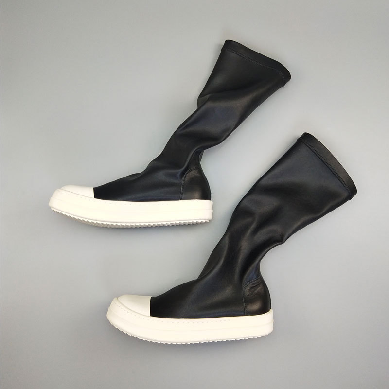 Black Rick Ownes Boots Designer Woman Luxury Boot Fashion Long Calfskin Leather Platform Knee-High Knight Cowgirl Elastic Booties With Box EU42, 2#
Black Rick Ownes Boots Designer Woman Luxury Boot Fashion Long Calfskin Leather Platform Knee-High Knight Cowgirl Elastic Booties With Box EU42, 2#