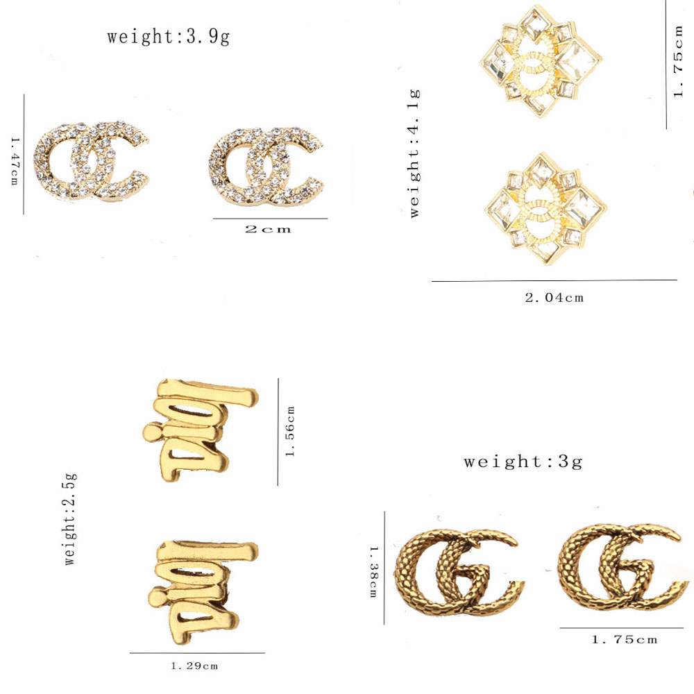 Wholesale 20style 18K Gold Plated Letters Stud Luxury Brand Designers Silver Earrings Geometric Famous Design Women Crystal Rhinestone Pearl Earring Jewerlry
Wholesale 20style 18K Gold Plated Letters Stud Luxury Brand Designers Silver Earrings Geometric Famous Design Women Crystal Rhinestone Pearl Earring Jewerlry