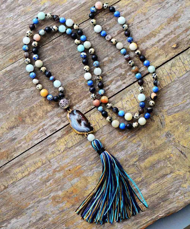 Chains Luxury Drusy Necklace Natural Stones Gilded Druzy Colorful Tassel Women Elegant Boho Gift Dropship
Chains Luxury Drusy Necklace Natural Stones Gilded Druzy Colorful Tassel Women Elegant Boho Gift Dropship
