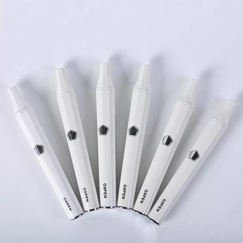 Popular electronic cigarette G9 pen wax vaporizer pen empty vape pen cartridges starter kits for wax oil dry herb vaporizer, White
Popular electronic cigarette G9 pen wax vaporizer pen empty vape pen cartridges starter kits for wax oil dry herb vaporizer, White