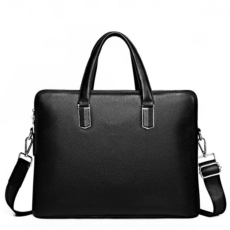 Briefcases Men Leather Bags Business Zipper Shoulder Crossbody Genuine Handbag Messenger Laptop For Male Travel Mens BagBriefcases, Black
Briefcases Men Leather Bags Business Zipper Shoulder Crossbody Genuine Handbag Messenger Laptop For Male Travel Mens BagBriefcases, Black