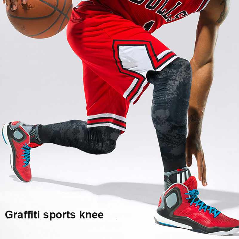 1PCS Breathable Sports Football Basketball Knee Pads Honeycomb Knee Brace Leg Sleeve Calf Compression Knee Support Protection 220718