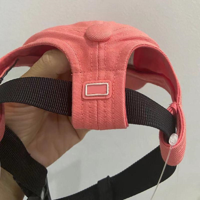 Cap for Small Medium Dogs Letter Pattern Pet Sun Hats with Ear Holes Adjustable Magnet Buckle Design A334 Free shipping