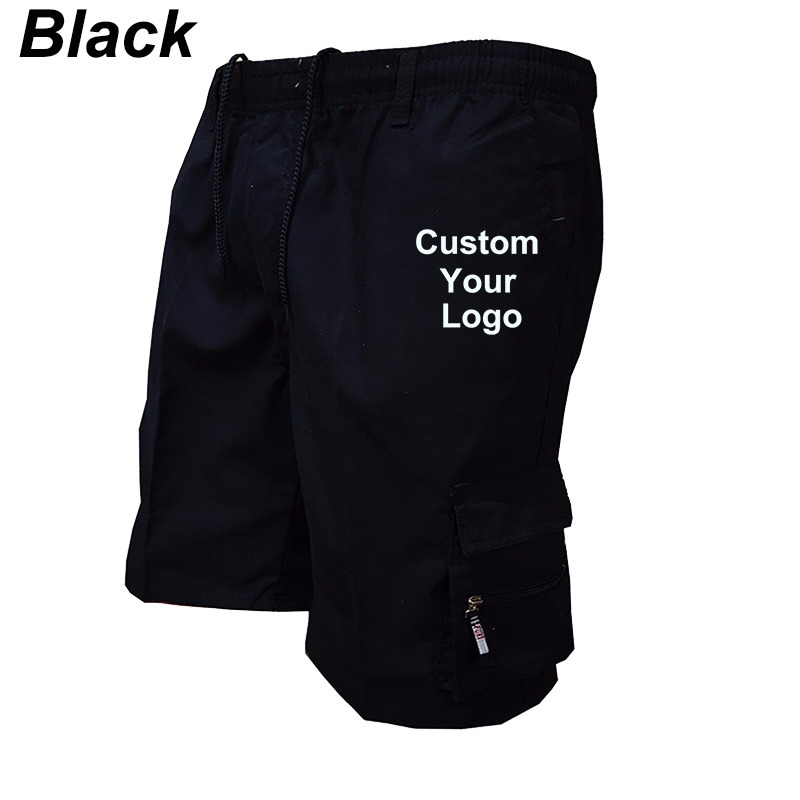 Fashion Mens Custom Your Cargo Shorts Side Multi pockets Men Loose Work Casual Short Pants Male Summer Outdoor S 220628