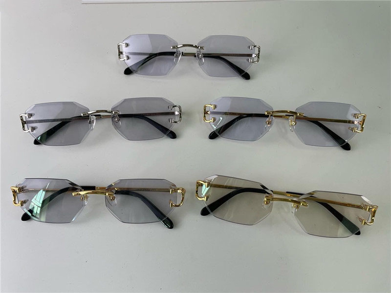Buff sunglasses photochromic lens colors changed in sunshine from crystal clear to dark diamond cut lens rimless metal frame outdoor 0103 with box and association
Buff sunglasses photochromic lens colors changed in sunshine from crystal clear to dark diamond cut lens rimless metal frame outdoor 0103 with box and association