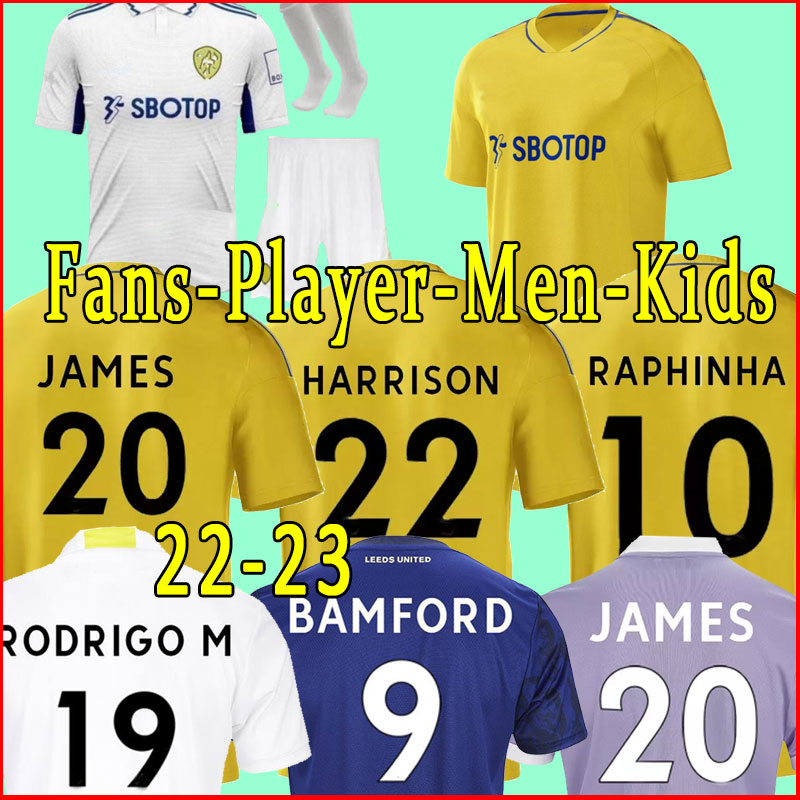 22 23 soccer jersey 2022 2023 T ROBERTS HERNANDEZ UNITED HARRISON JAMES BAMFORD RAPHINHA PHILLIPS RODRIGO football shirt Men kids kits leeds uniforms full suit, 22-23 away+patch
22 23 soccer jersey 2022 2023 T ROBERTS HERNANDEZ UNITED HARRISON JAMES BAMFORD RAPHINHA PHILLIPS RODRIGO football shirt Men kids kits leeds uniforms full suit, 22-23 away+patch