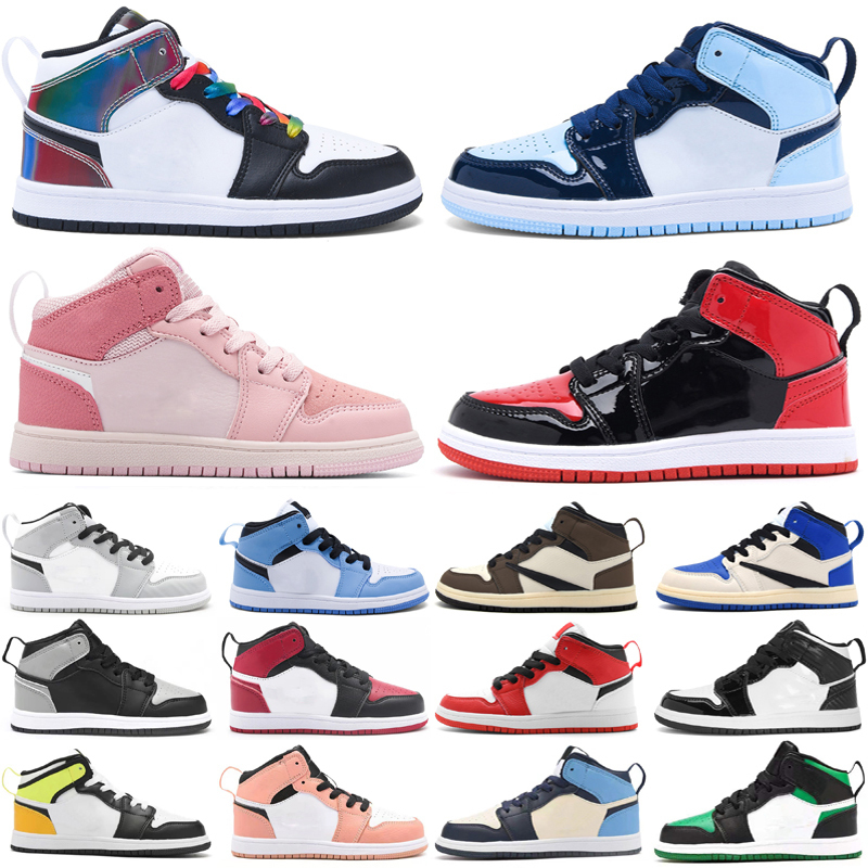Shoes High Quality Jumpman 1 Kids Basketball UNC Digital Pink Kid Toddlers 1s Medium Olive Gym Red Travis Boys Girls Sports Sneakers, As photo 25
Shoes High Quality Jumpman 1 Kids Basketball UNC Digital Pink Kid Toddlers 1s Medium Olive Gym Red Travis Boys Girls Sports Sneakers, As photo 25