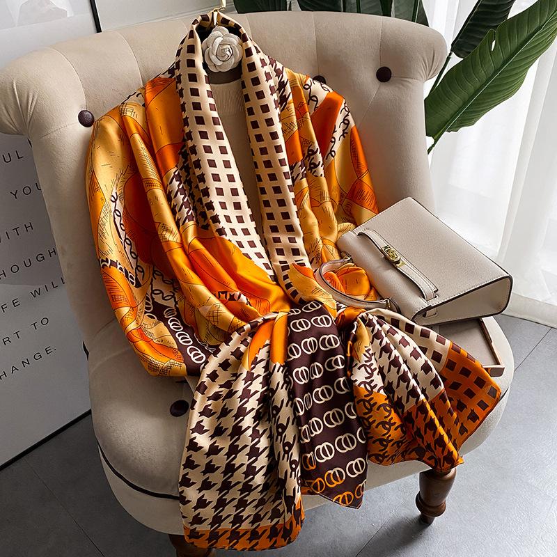 Scarves 2022 Silk Scarf Women Foulard Bandana Long Shawls Wraps Winter Neck Pashmina Lady Hijab Blanket Designer
Scarves 2022 Silk Scarf Women Foulard Bandana Long Shawls Wraps Winter Neck Pashmina Lady Hijab Blanket Designer