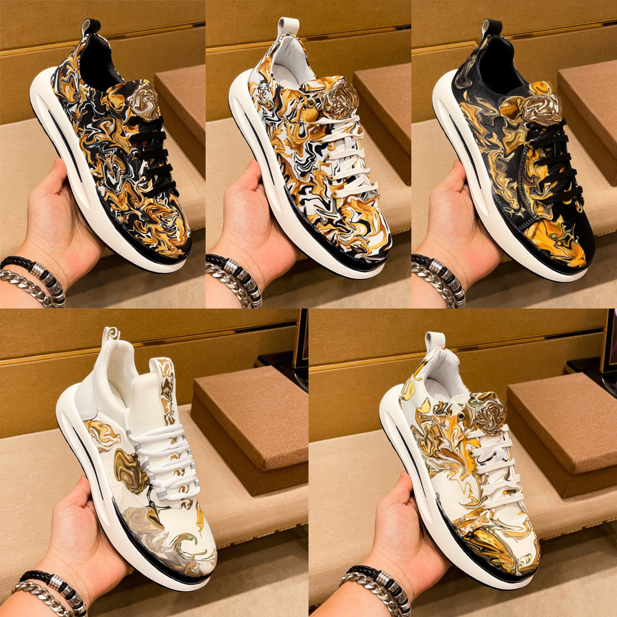 The new Men's casual shoes Designer Shoe Sports shoes Cloth fabric Head layer cowhide Slides Non-slip soles Bizshoes High quality Comfortable breathe freely 38-44, Color 6
The new Men's casual shoes Designer Shoe Sports shoes Cloth fabric Head layer cowhide Slides Non-slip soles Bizshoes High quality Comfortable breathe freely 38-44, Color 6