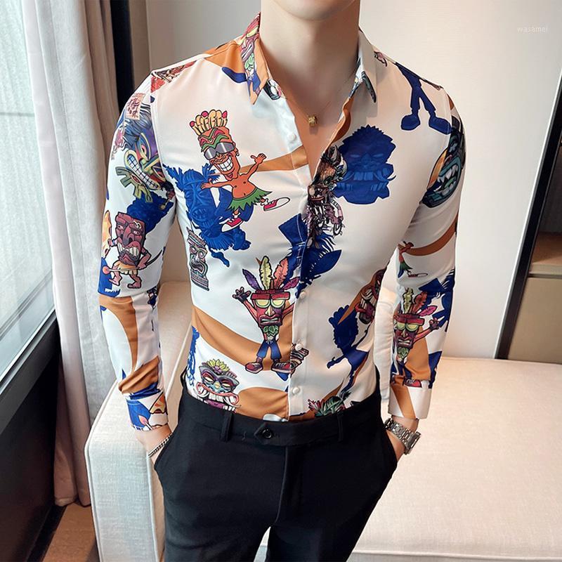 Men's Casual Shirts Hawaiian Camisas De Hombre Manga Larga Asian Sizes Printed Slim-fit Mens Shirt Spring Autumn Trendy Handsome, Black
Men's Casual Shirts Hawaiian Camisas De Hombre Manga Larga Asian Sizes Printed Slim-fit Mens Shirt Spring Autumn Trendy Handsome, Black