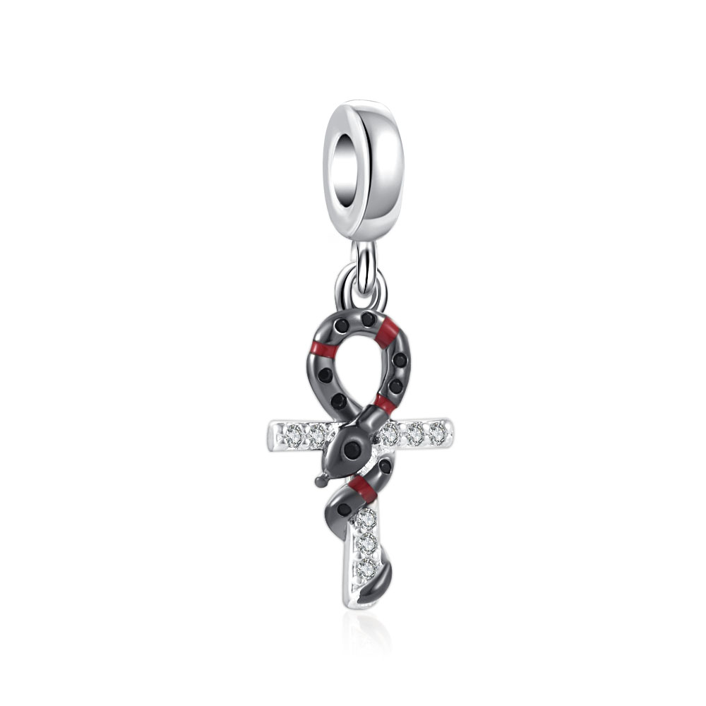 925 Silver Charm Beads Dangle Toothbrush Mexican Axolotl Bead Fit Charms Bracelet DIY Jewelry Accessories